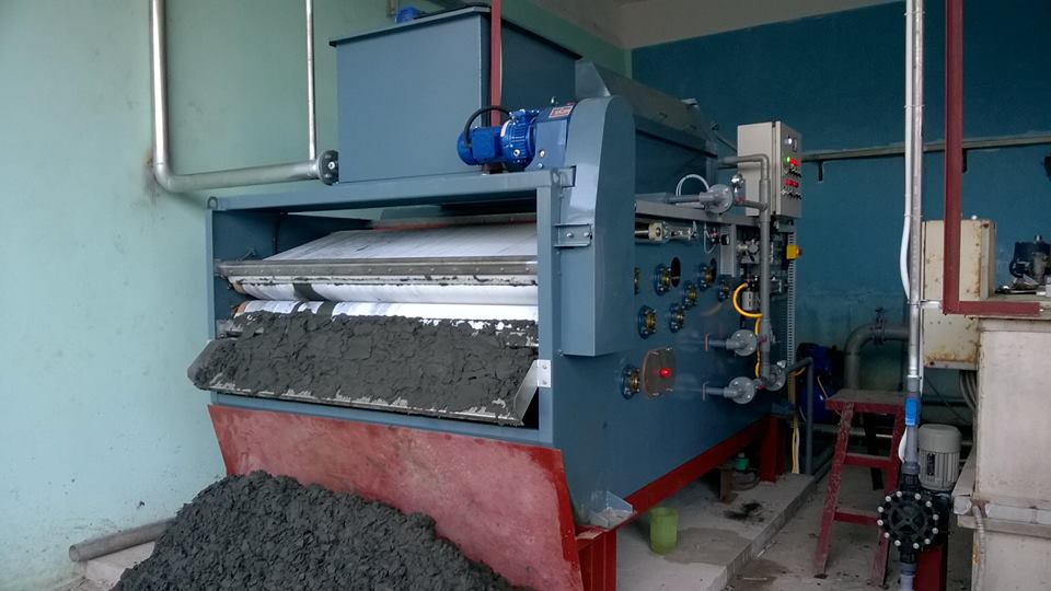 Máy ép bùn Băng tải