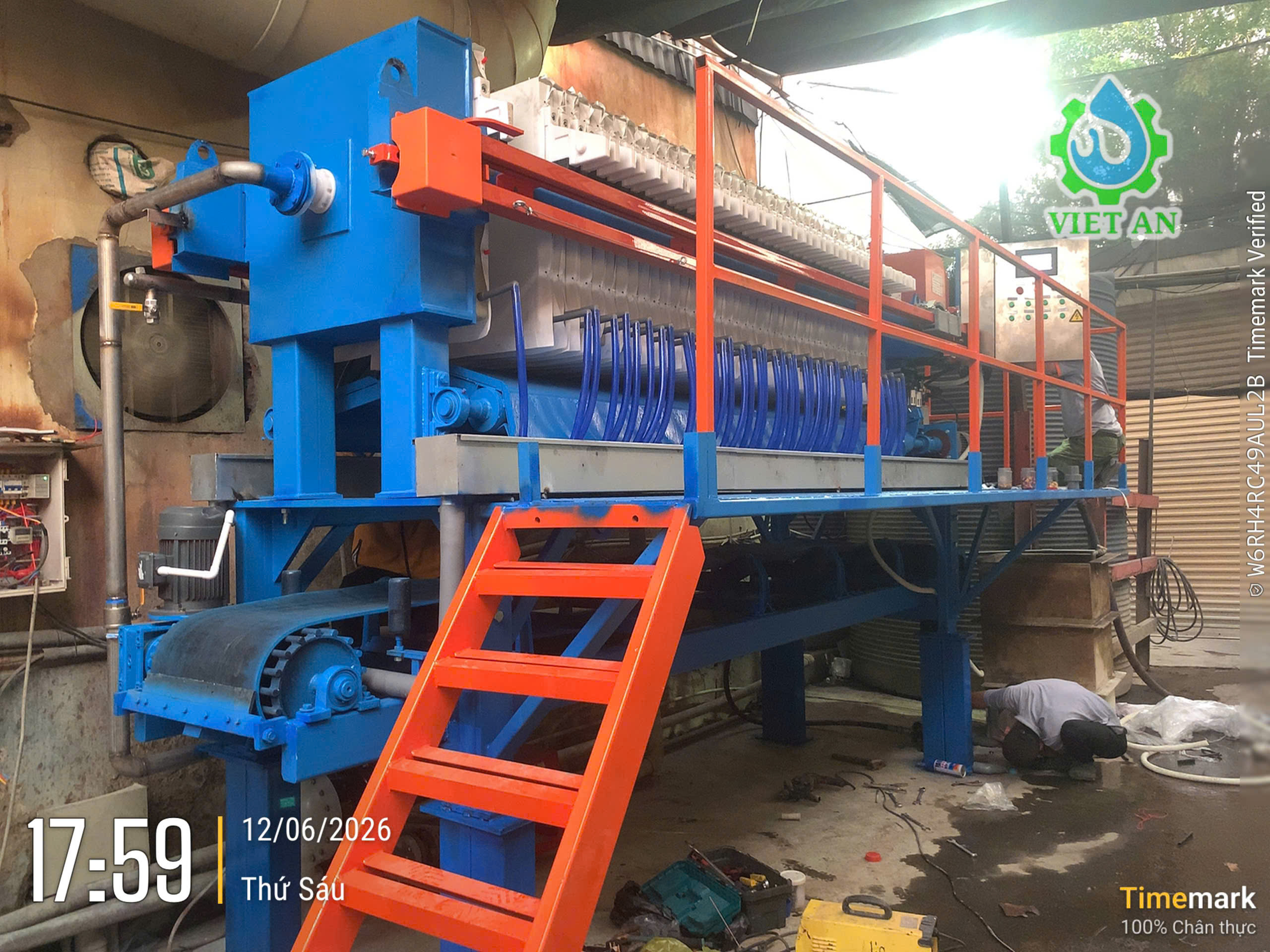 Máy ép bùn khung bản màng cao áp